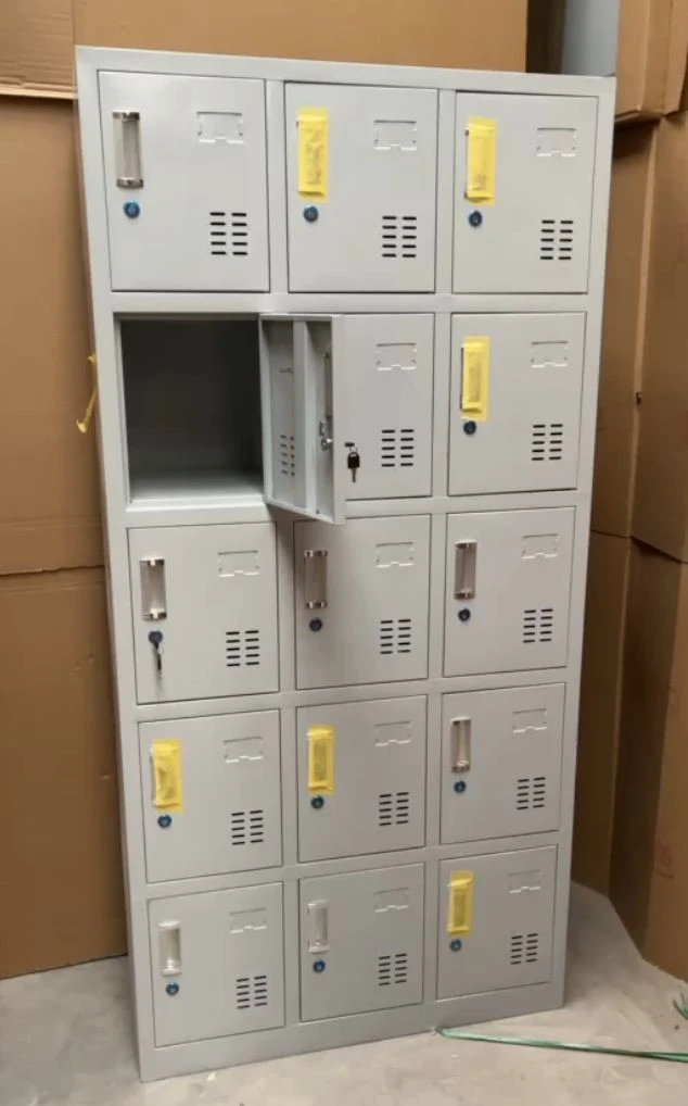 15-Door Knock-Down Filing Cabinet