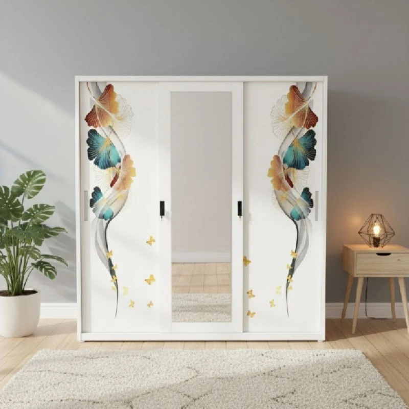 3 Door Knock Down Wardrobe factory