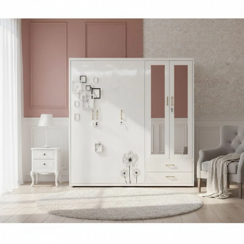 5 Door Knock Down Wardrobe suppliers
