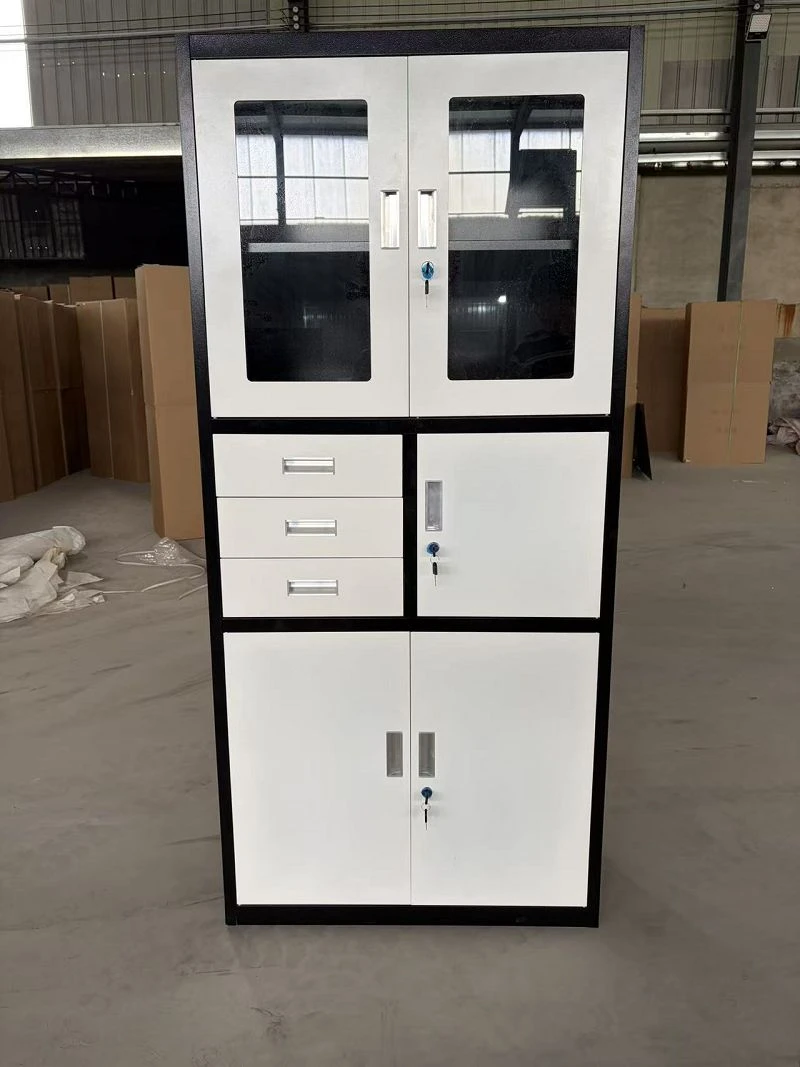 Knock-down Filing Cabinet with Offset Three Drawers