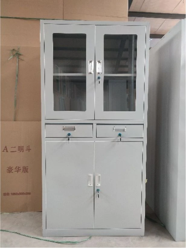 Knock-down Filing Cabinet with Two Central Drawers