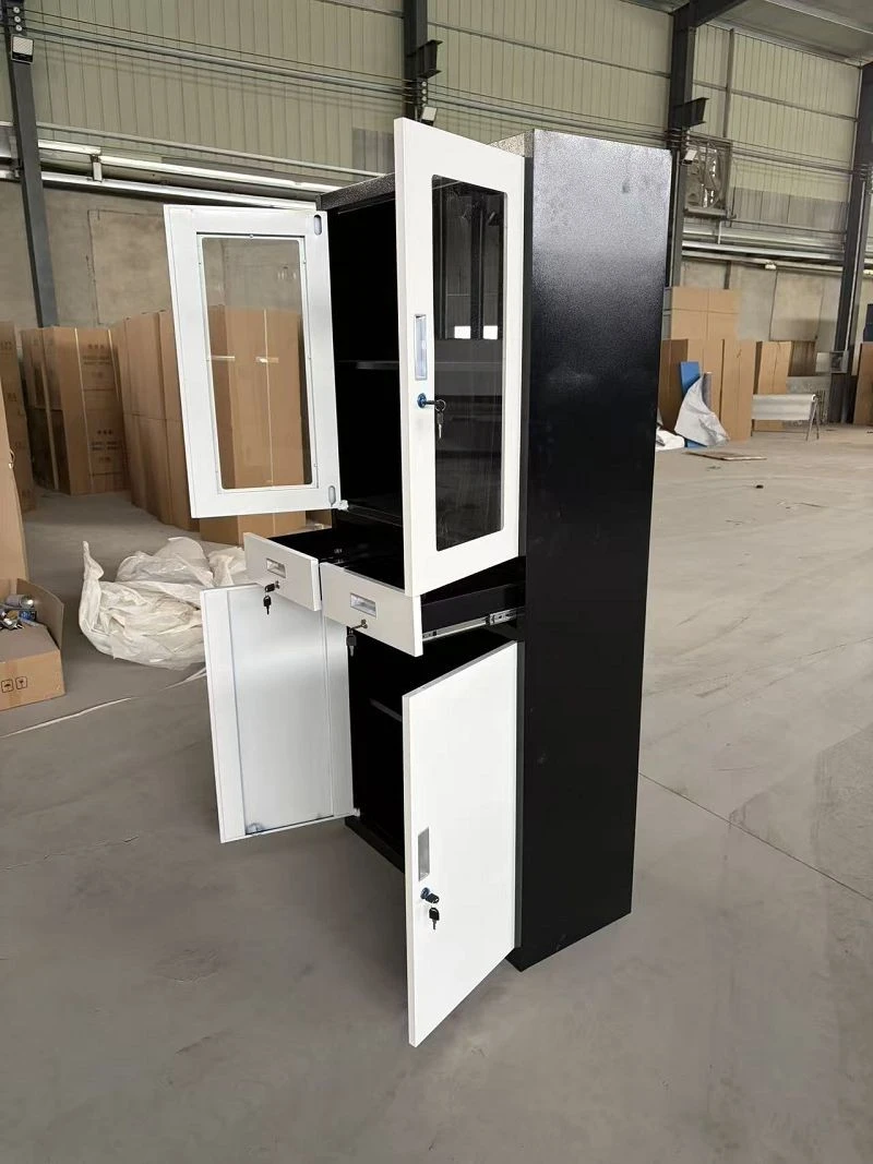 Knock-down Filing Cabinet With Two Central Drawers factory
