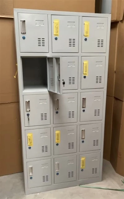 15-Door Knock-Down Filing Cabinet